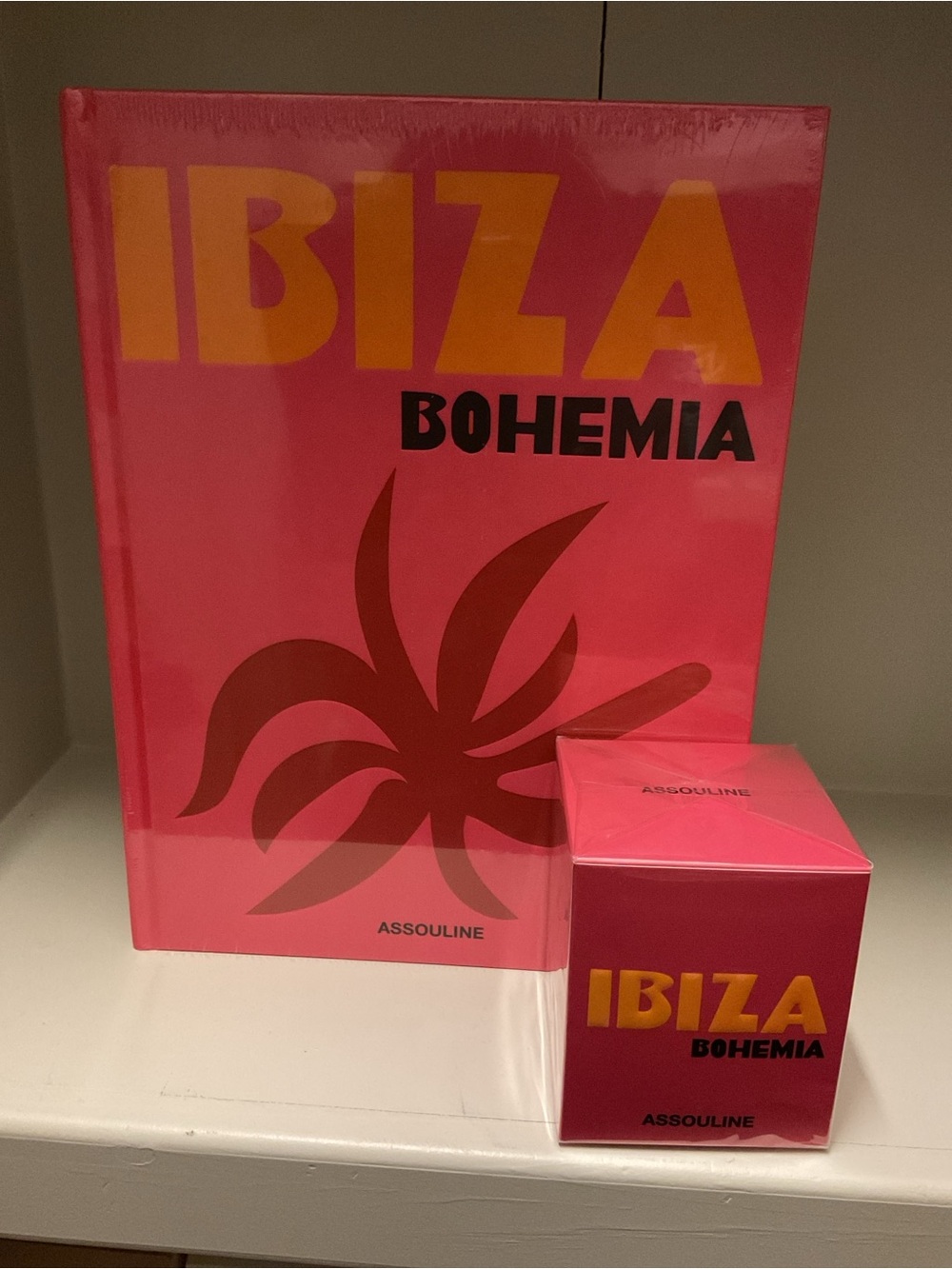 NWT Assouline Ibiza Bohemia Coffee Table Book & Scented Candle Set